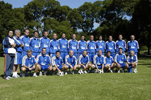La squadra azzurra di Calcio